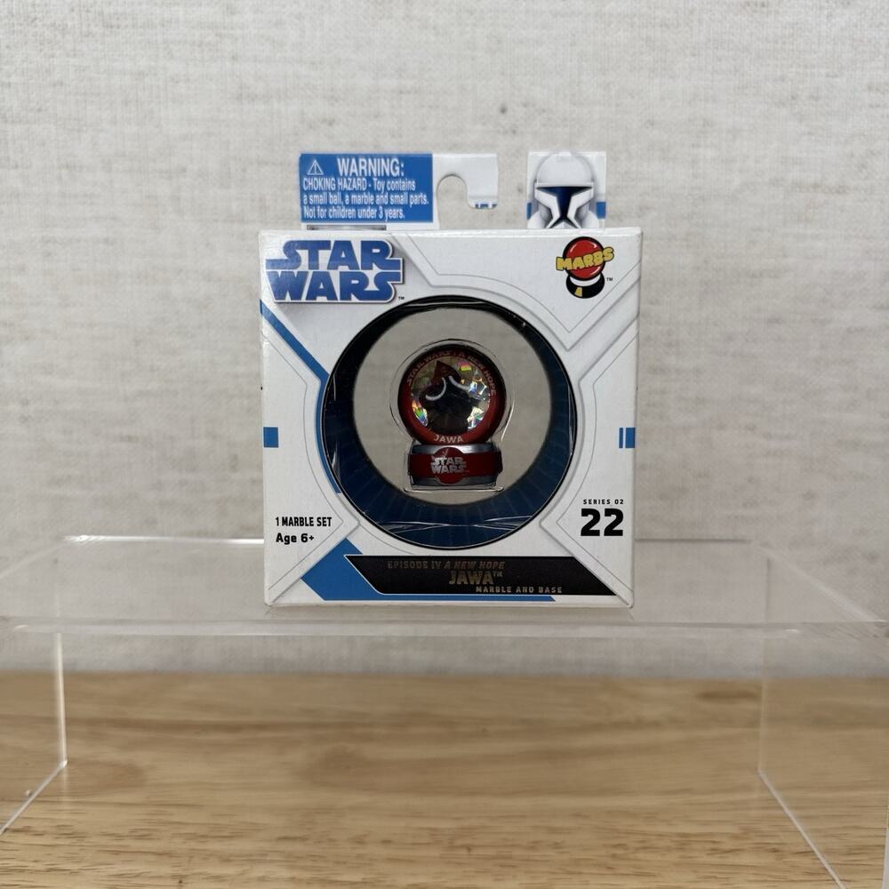 Star Wars Marbs Jawa #22 Episode IV: A New Hope Marble + Base NIB